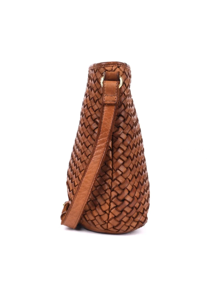 Angelica Woven Cross Body - Oak