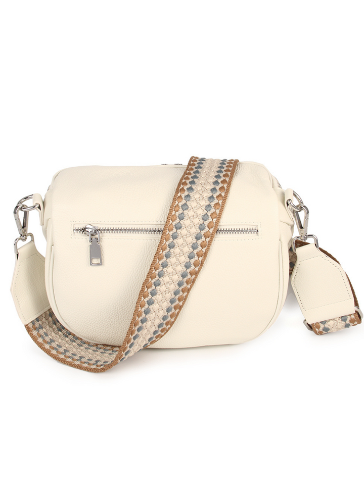 Obsessed Bag - Off White/Silver