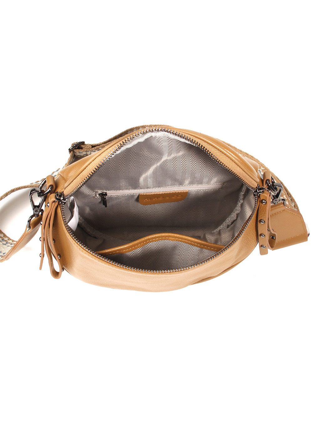 Obsessed Bag - Camel/Gunmetal