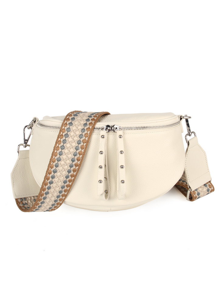 Obsessed Bag - Off White/Silver