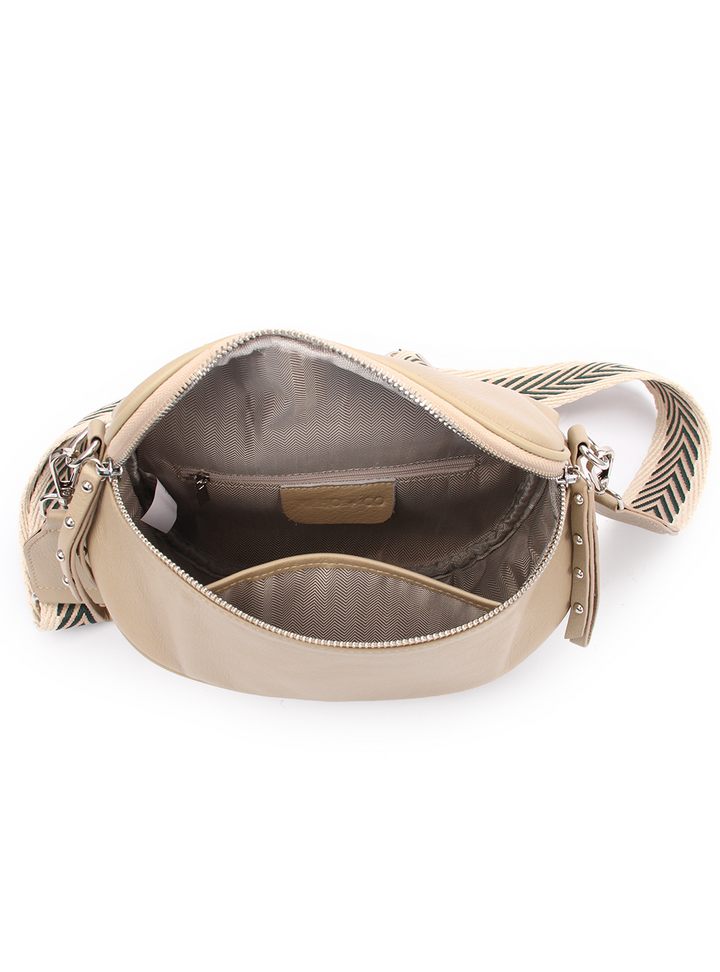 Obsessed Bag - Taupe/Silver