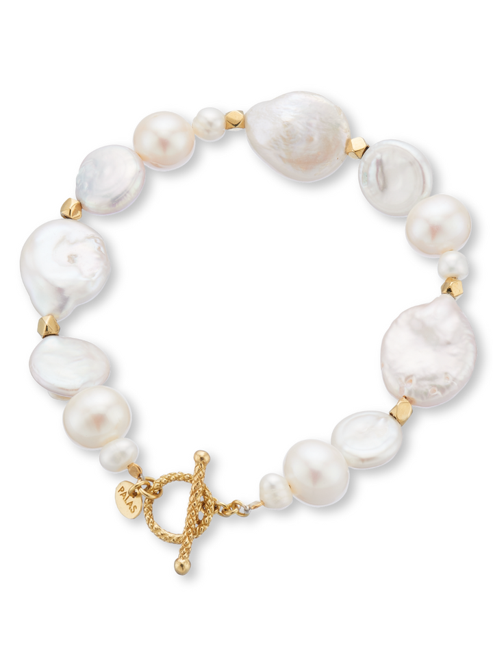 Ocean Treasure Pearl Fob Bracelet