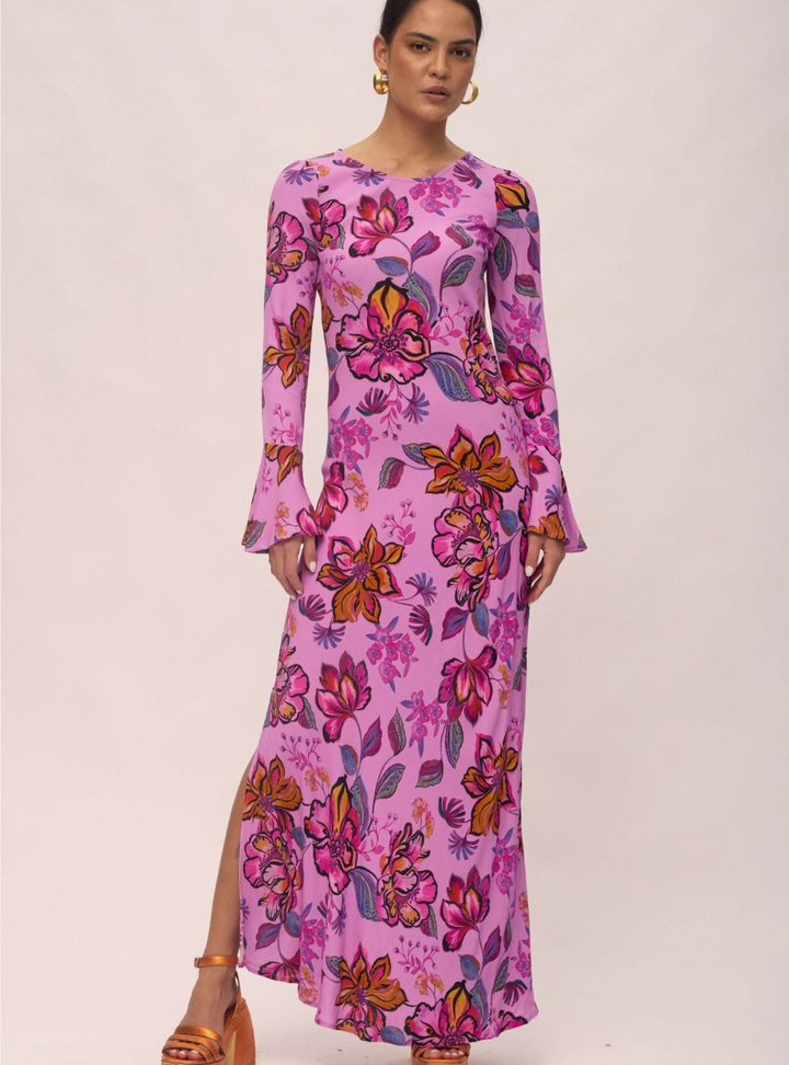 Wilder Bias Dress - Orchid