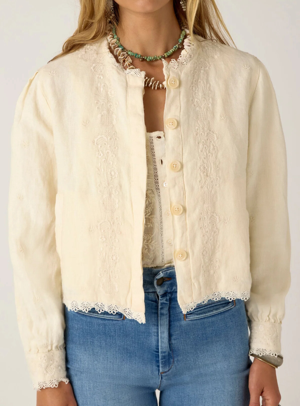 Otelo Jacket - Linen Solstice