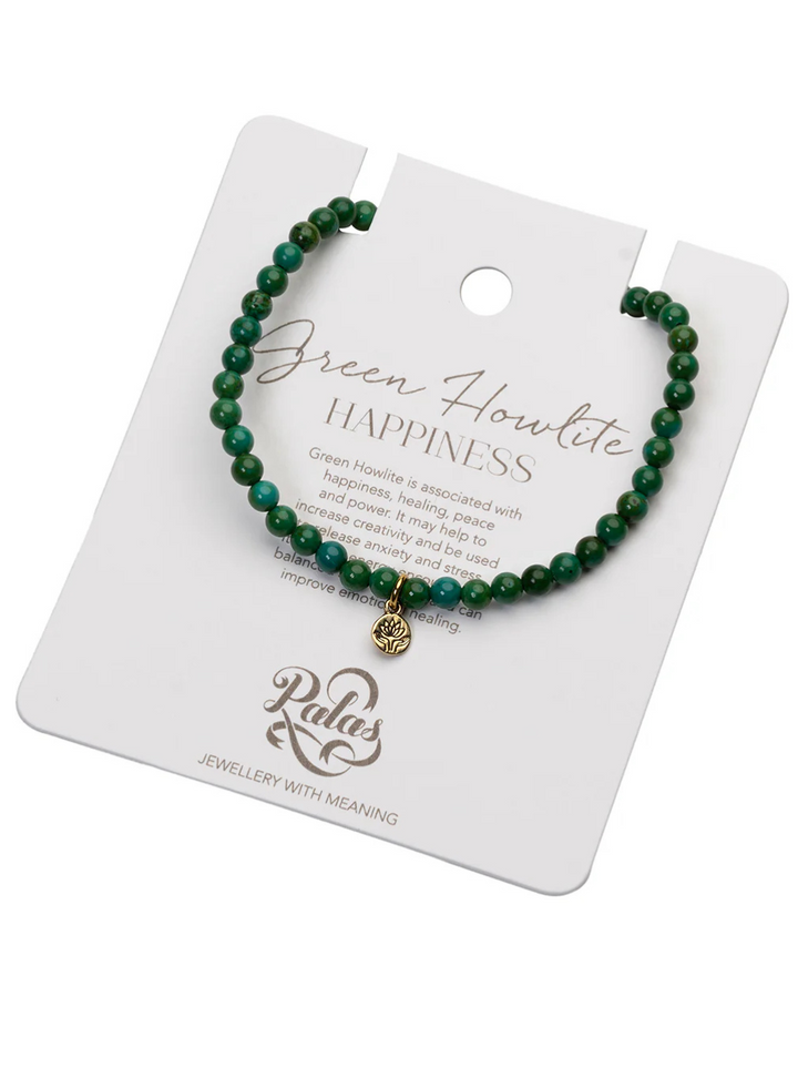 Green Howlite Healing Gem Bracelet