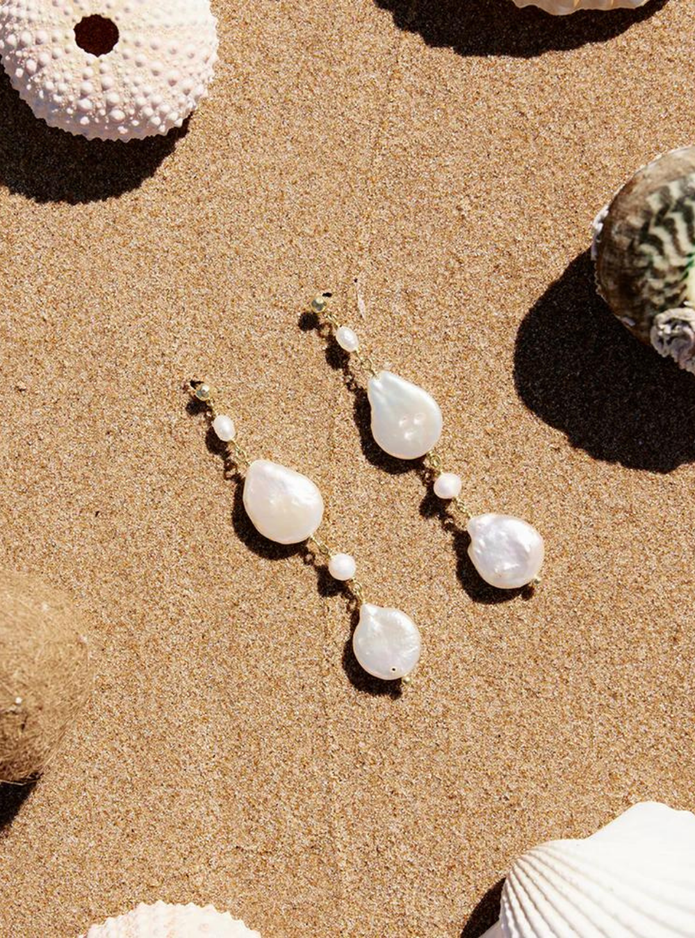 Seychelles Baroque Pearl Earrings