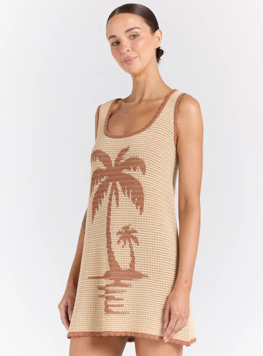 Palm Beach U Knit Dress - Sand