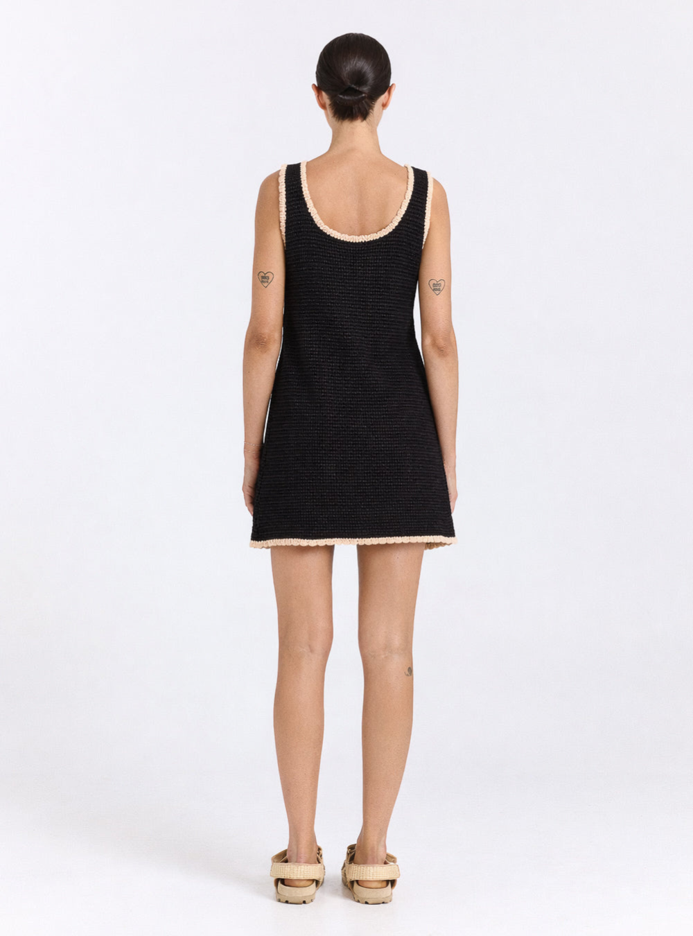 Palm Beach U Knit Dress - Black