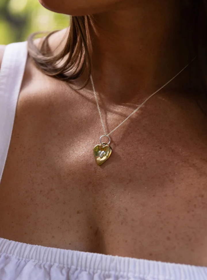 Two Hearts Beat as One Charm