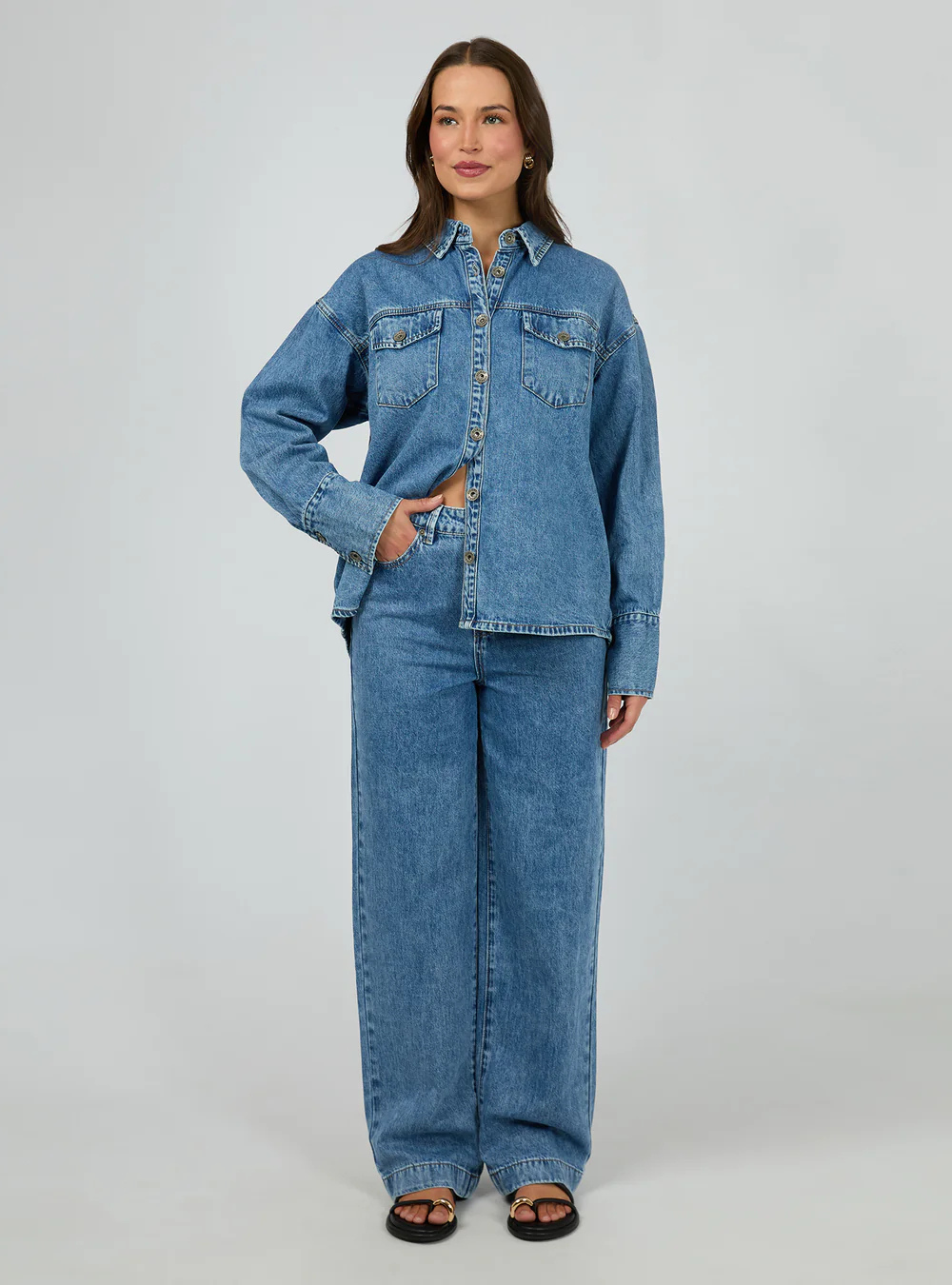 Aster Pant - Mid Blue