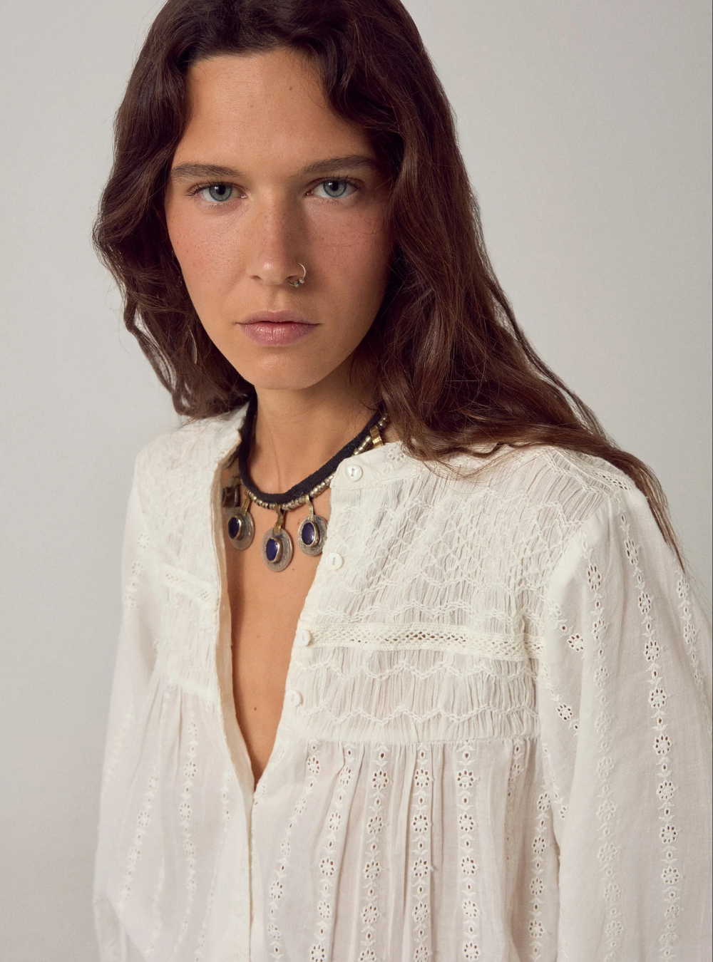 Paoli Blouse - Sapore Di Sale Bianco
