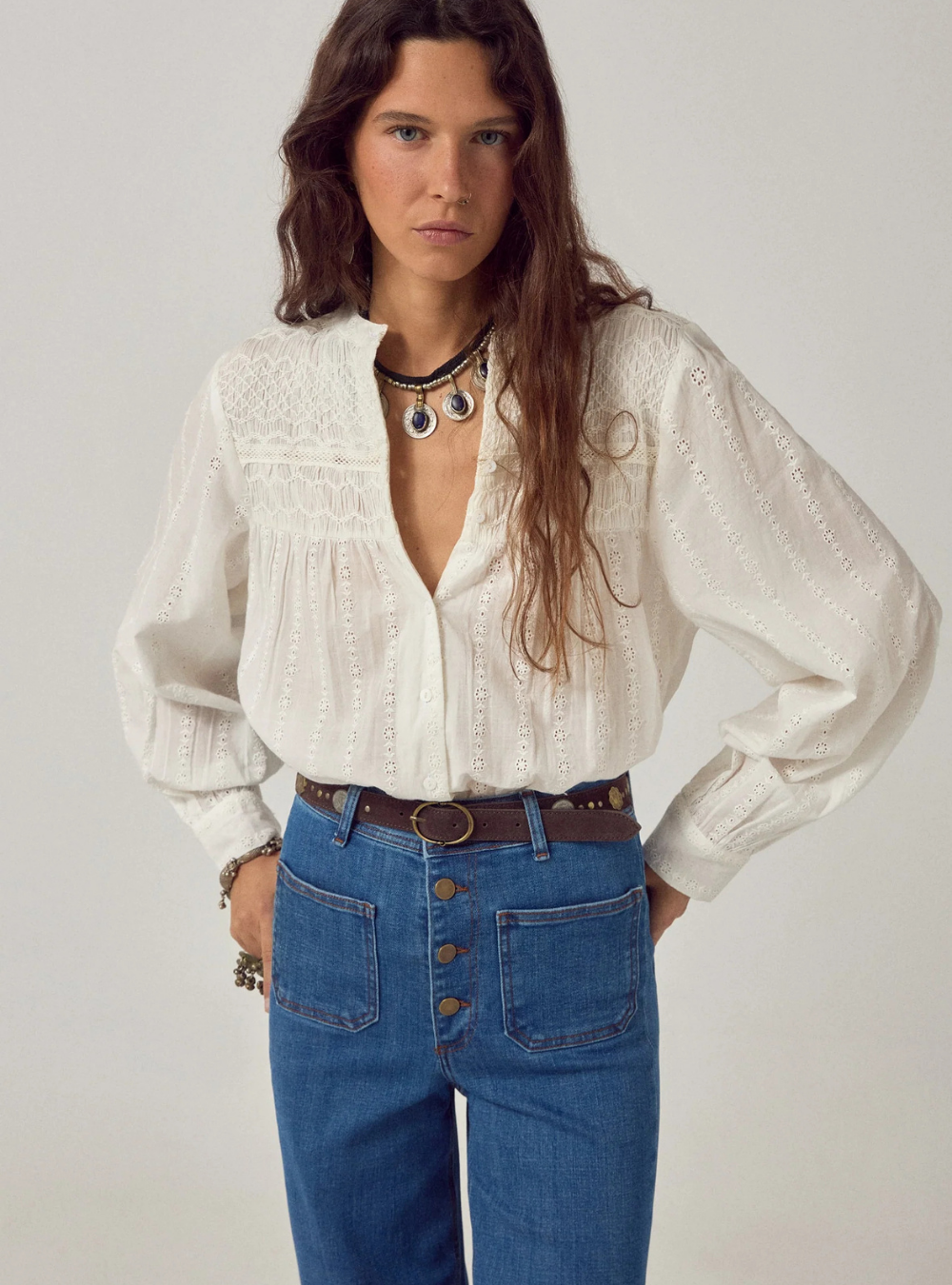 Paoli Blouse - Sapore Di Sale Bianco