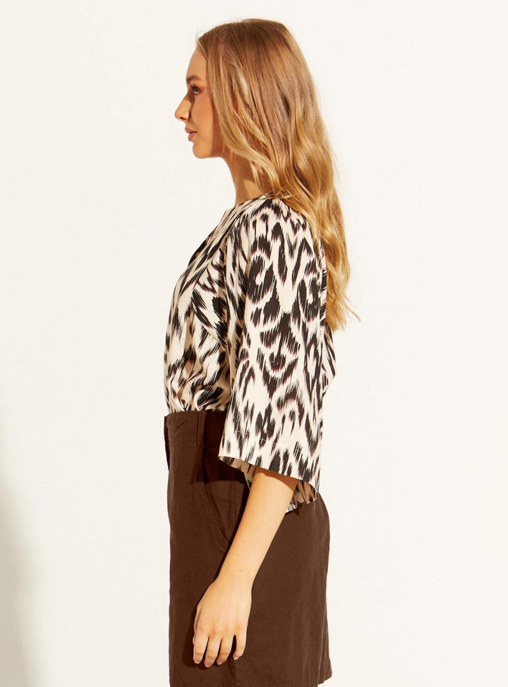 Paradise Shell Top - Abstract Animal