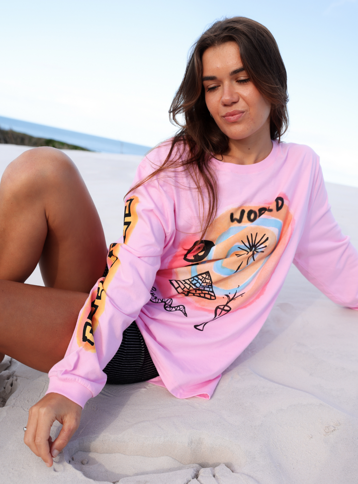Cosmic World Long Sleeve Tee