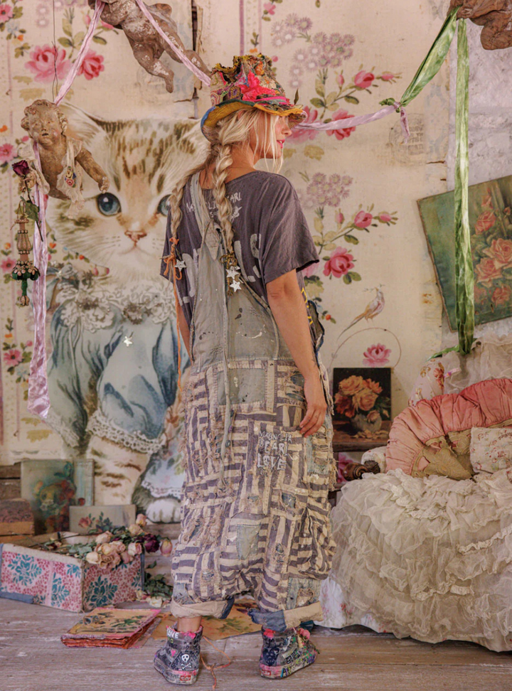 Patchwork Frankie Overalls 162 - Luna Stripe | PRE-ORDER