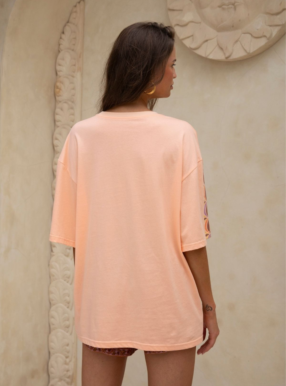 Rainbow Chaser Tee - Peachy