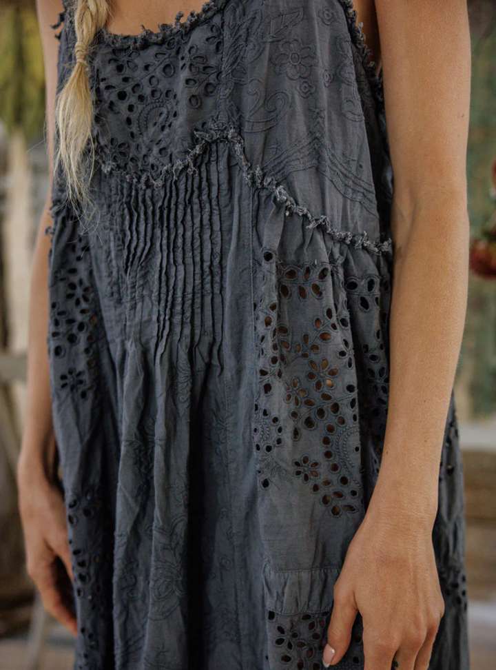Eyelet Embroidered Esti Cami Dress 1282 - Ozzy | PRE-ORDER