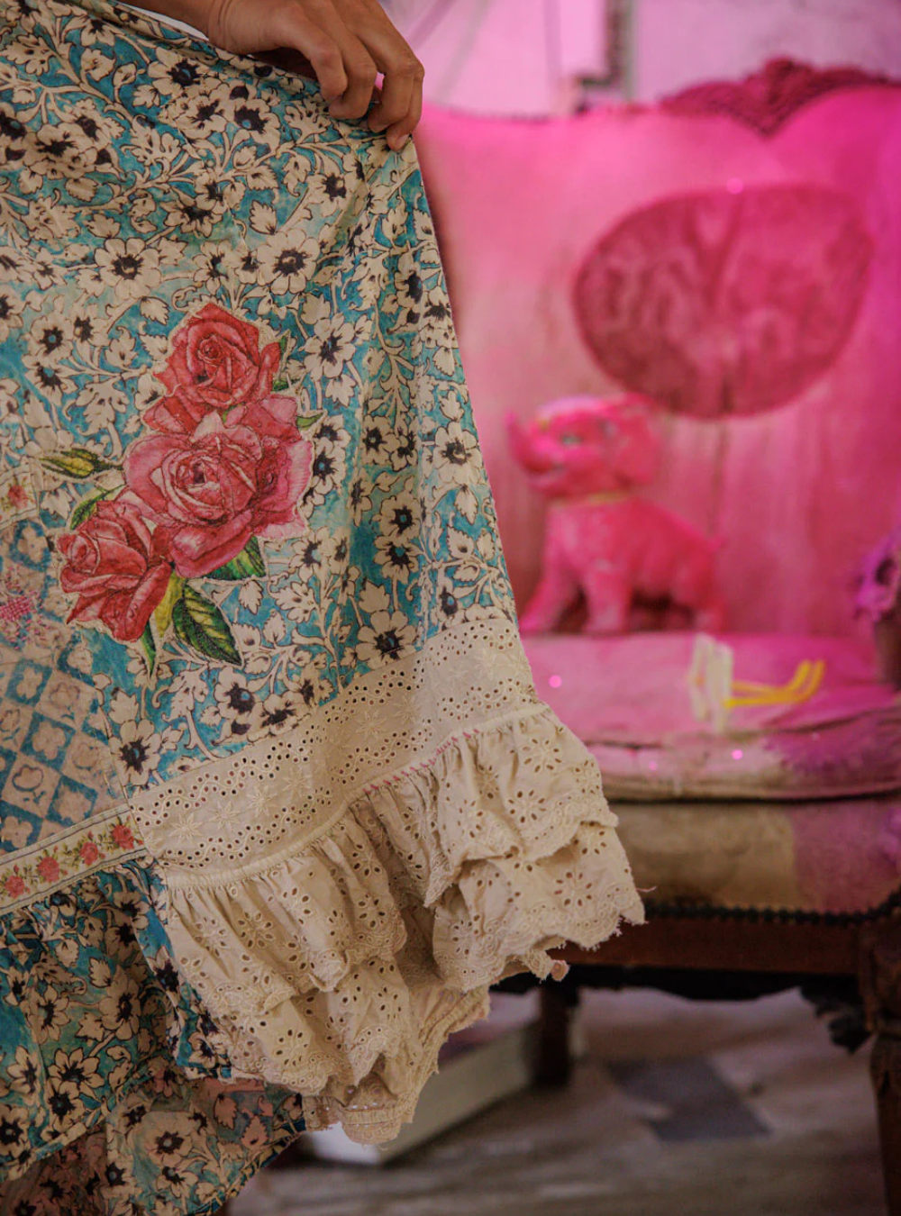 Magnolia Pearl Anselma Skirt 233 - Blue Eyes