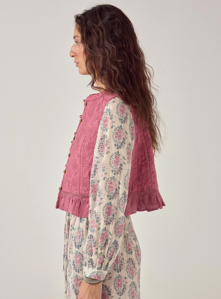 Mia Vest - Peonia Pink