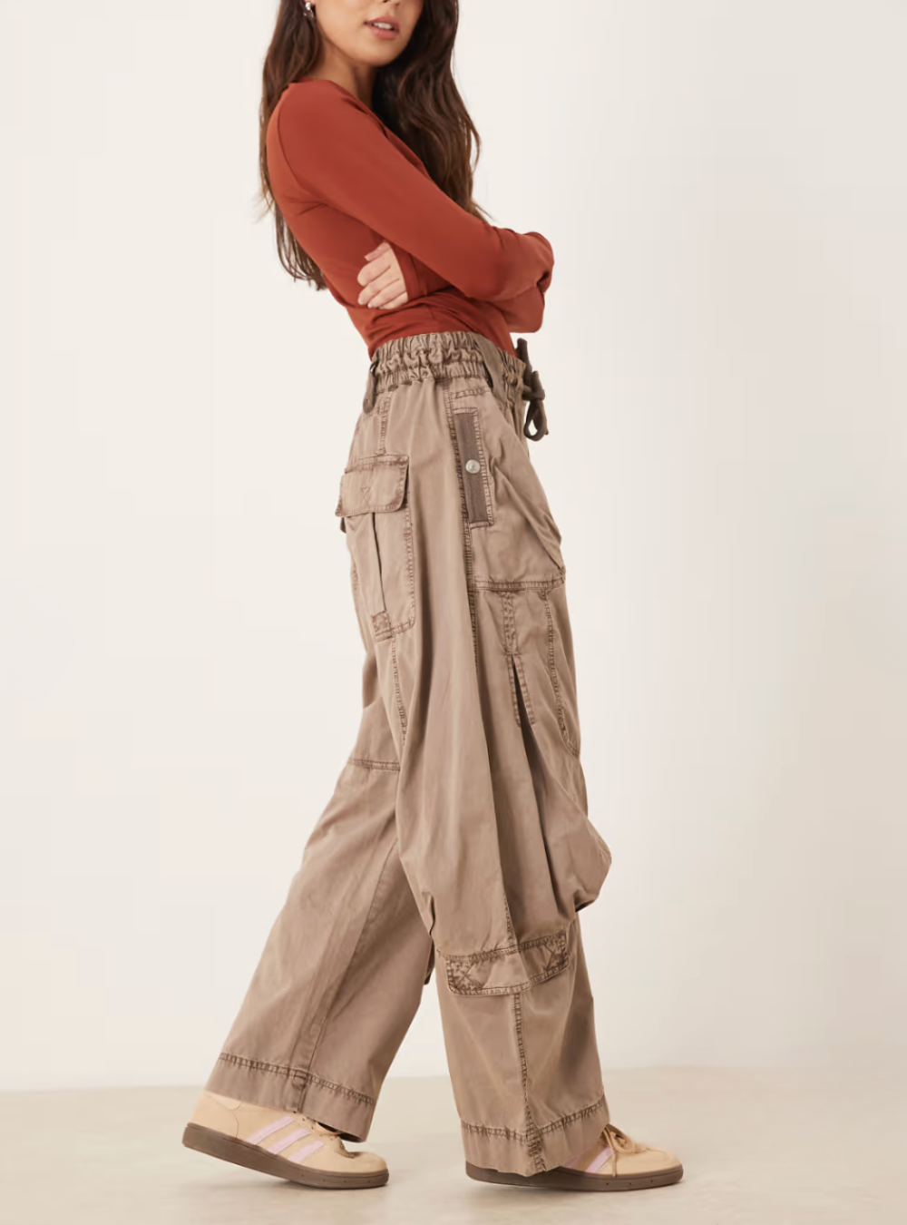 Onset Parachute Pant - Dusted Cocao