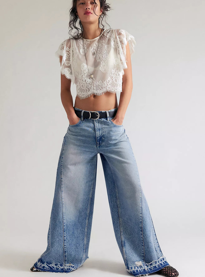 Apollo Wide Leg Jeans - Streamline