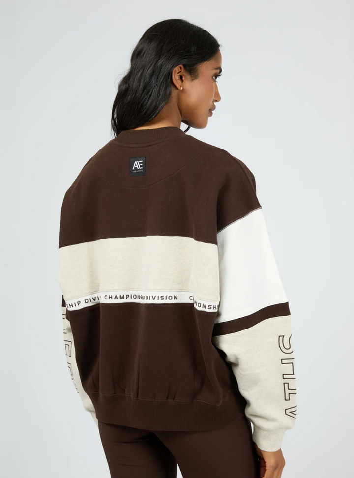 Performance Slouch Panel Crew - Brown