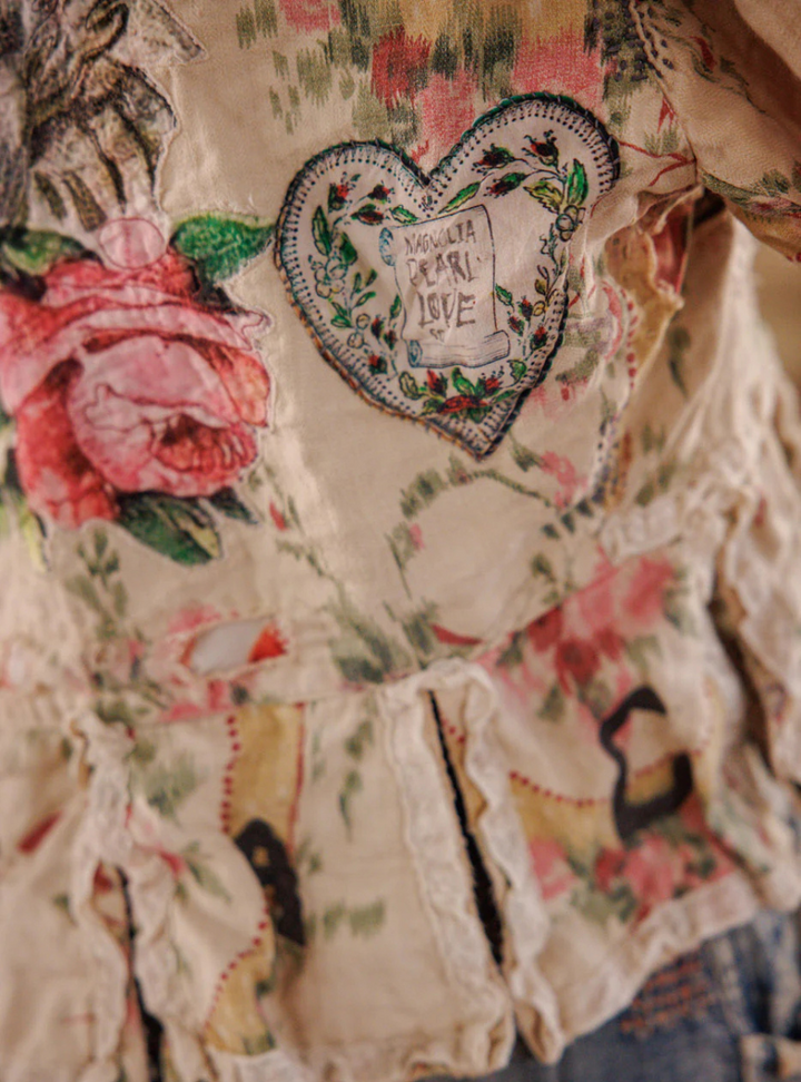 Magnolia Pearl Floral Appliqué Monique Jacket 662 - Perianth