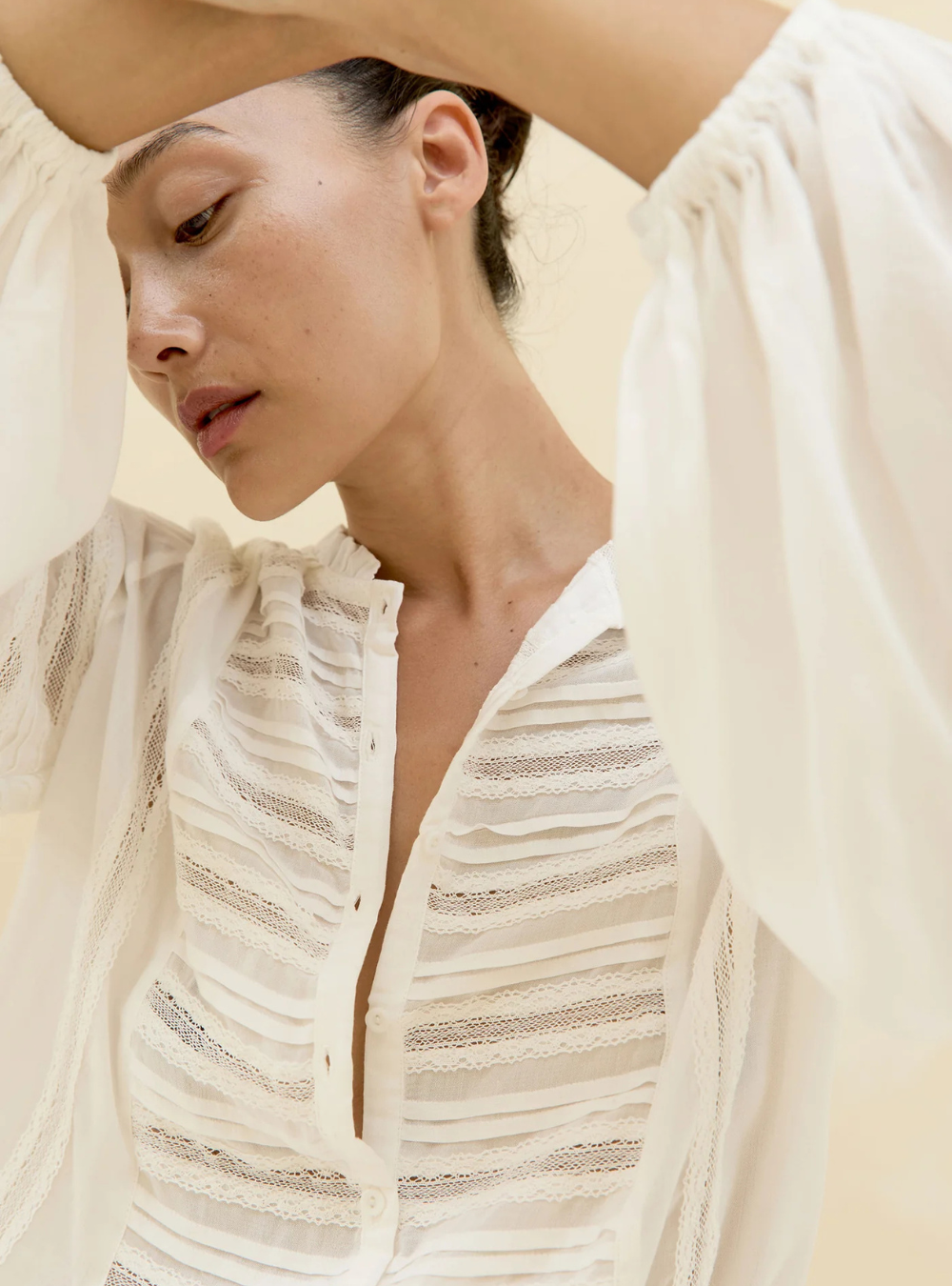 Persia Top - Ivory