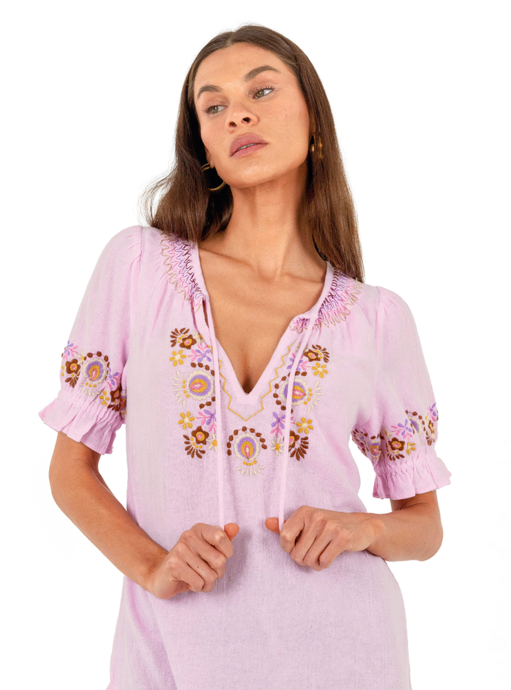 Bella Blouse - Petal