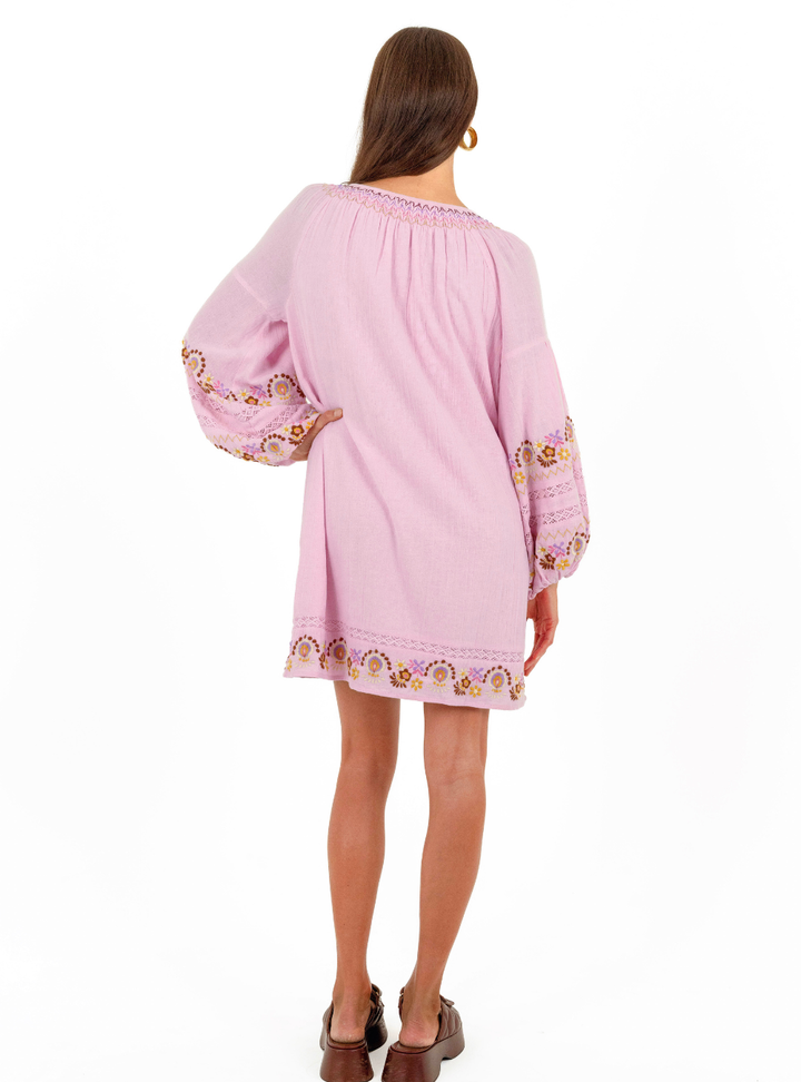 Iris Mini Dress - Petal