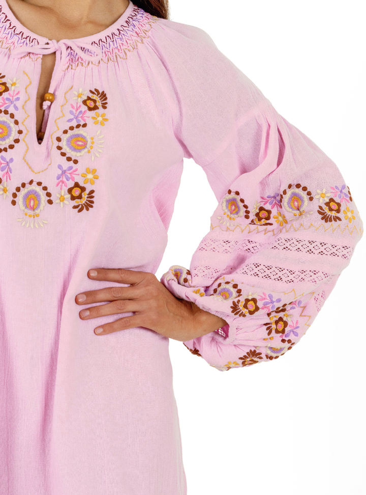 Iris Mini Dress - Petal
