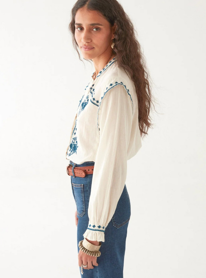 Philippa Blouse - Panna Cotta