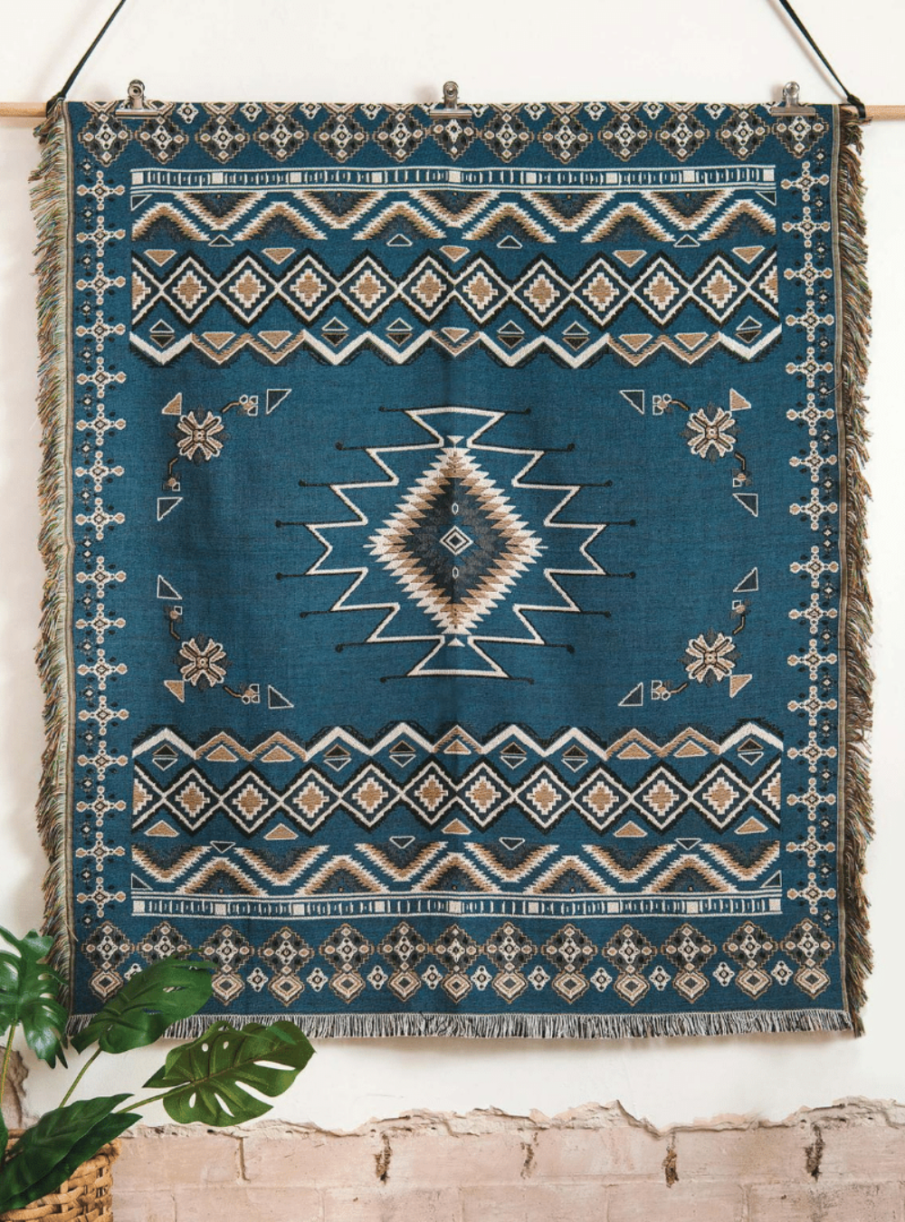 'Let It Be' Woven Picnic Rug/Throw