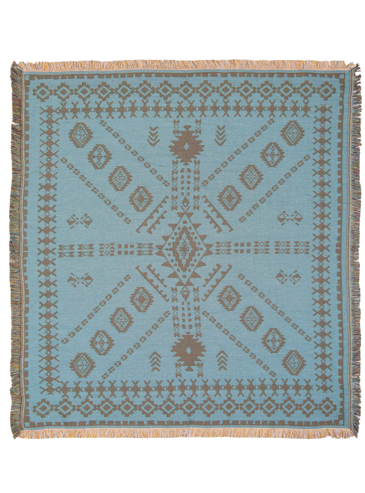 'Good Day Sunshine' Woven Picnic Rug / Throw