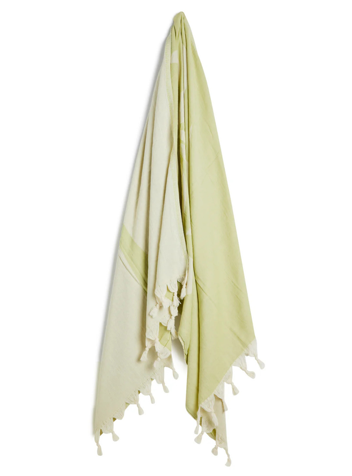 Palm Tree Turkish Towel - Pistachio Green