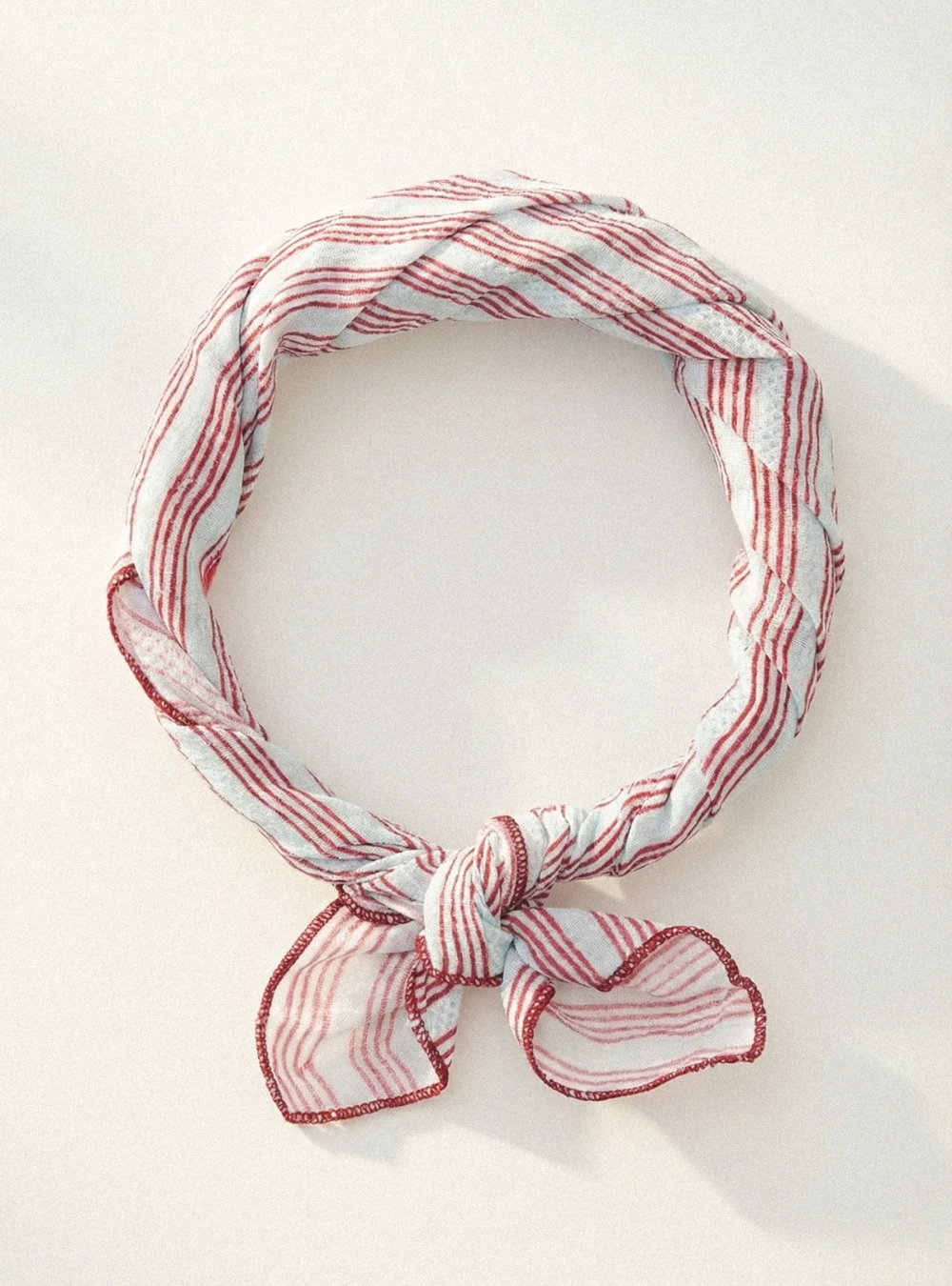 Poe Bandana - Wine Stripes
