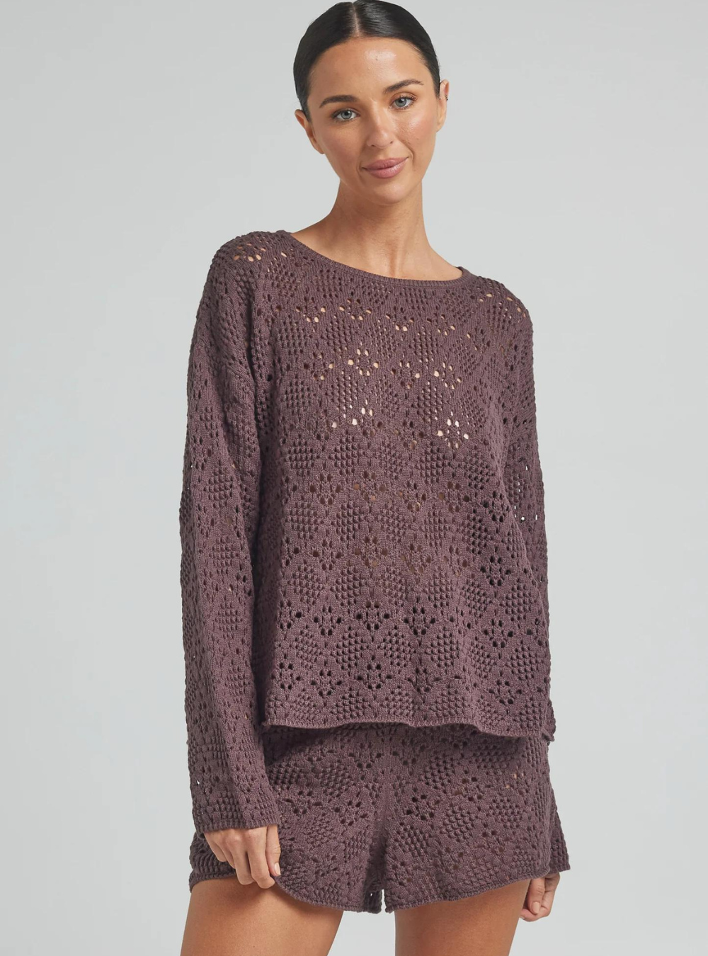 Messina LS Knit Top - Coco