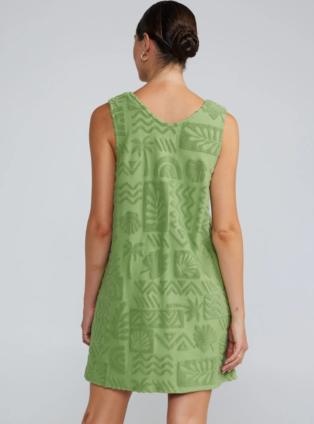Mai Tai V Tunic Dress - Palm