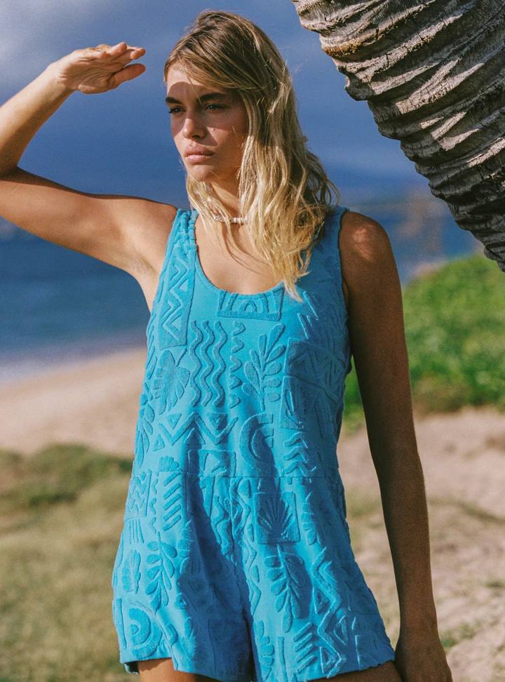 Mai Tai Romper - Topaz
