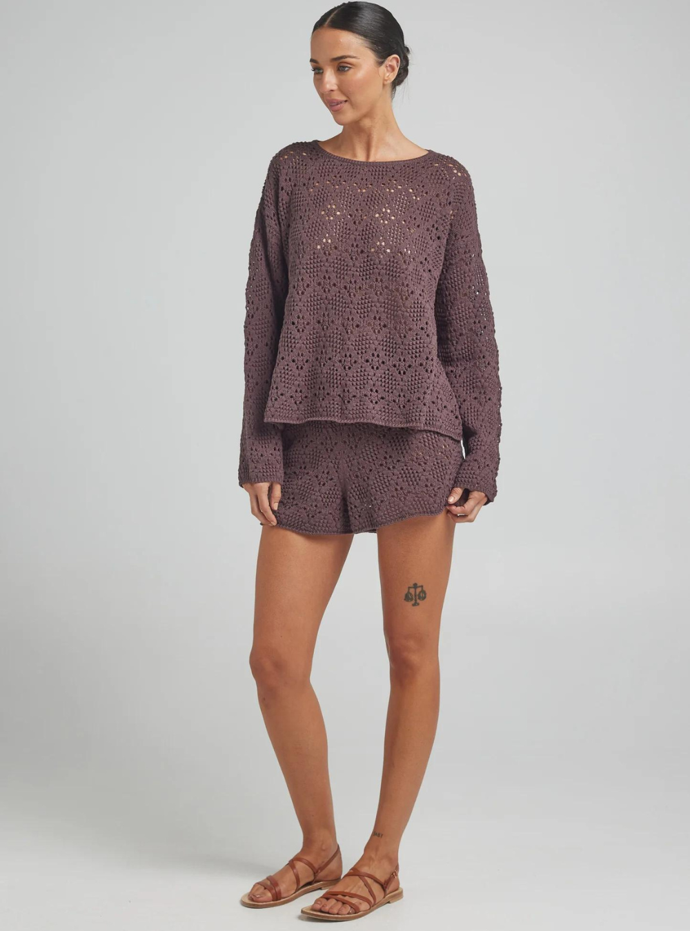 Messina Knit Short - Coco