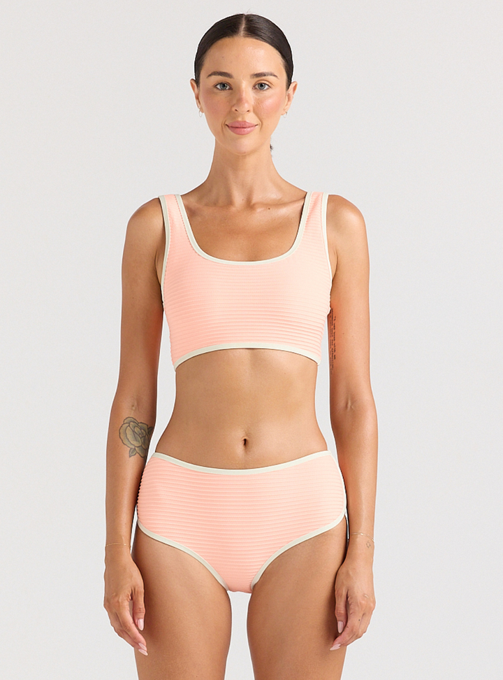 Poolside Crop Top - Mimosa