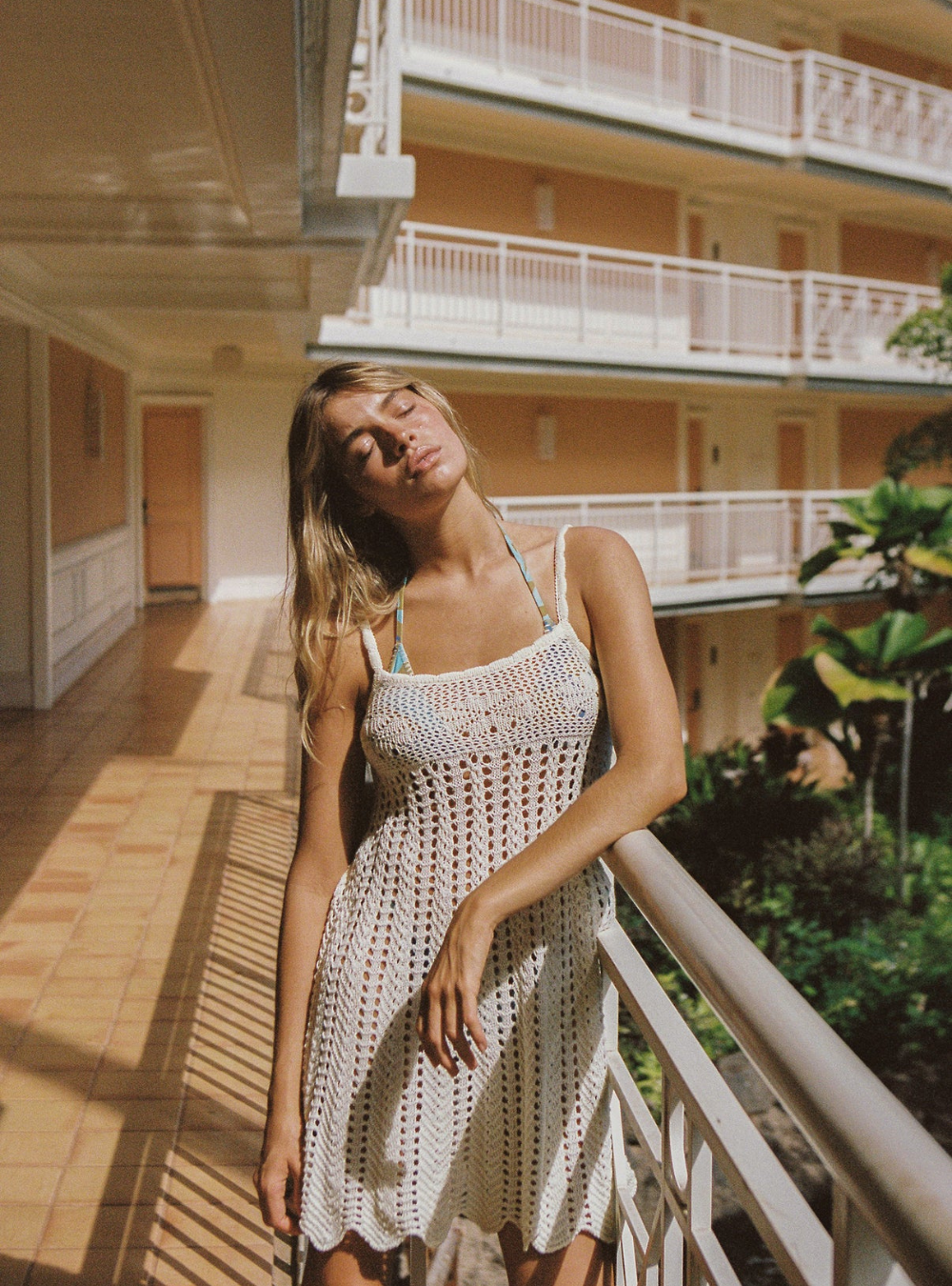 Maya Knit Singlet Dress - Vanilla