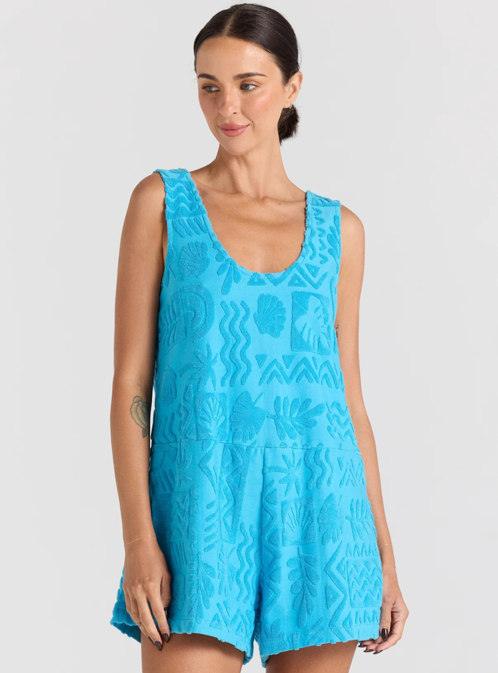 Mai Tai Romper - Topaz