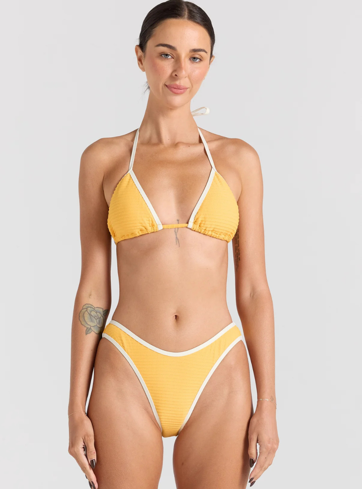 Poolside String Tie Top - Sunshine