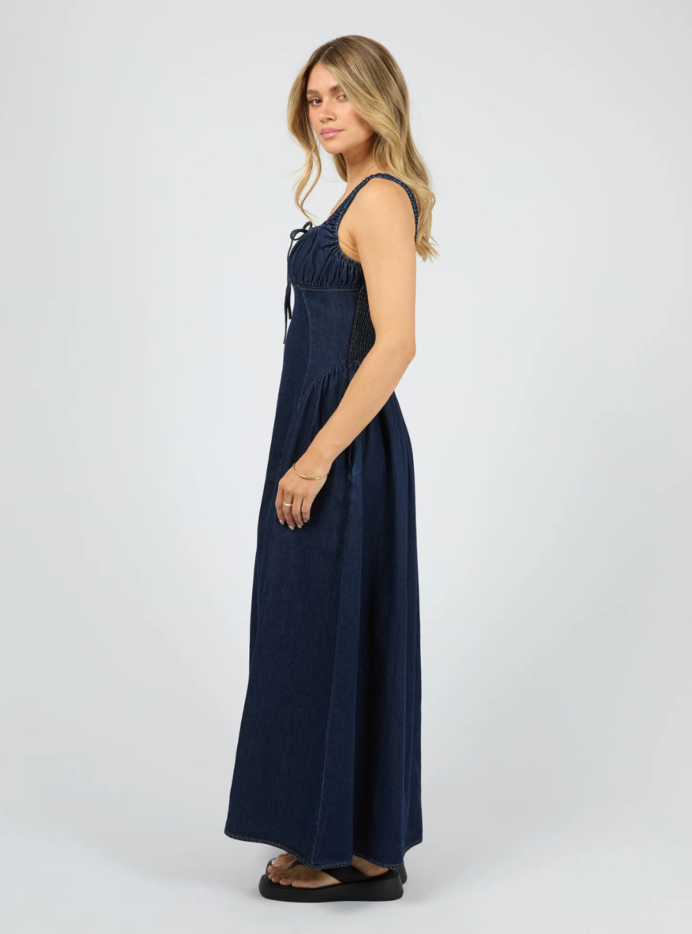 Poppy Denim Dress - Indigo