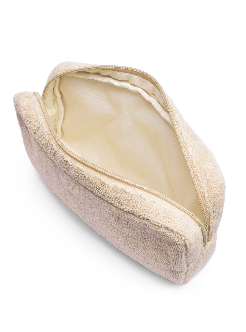 Terry Towelling Pouch - Latte