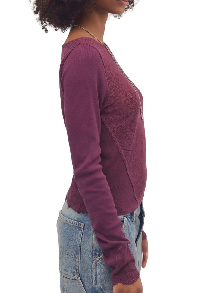 Delilah Long Sleeve - Precious Wine