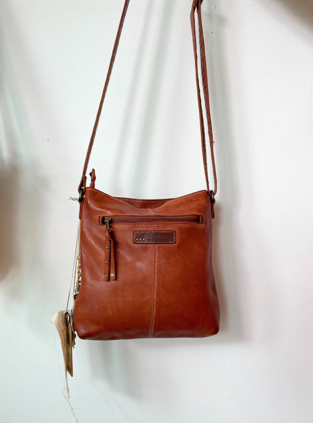 Presley Tab Crossbody - Tan