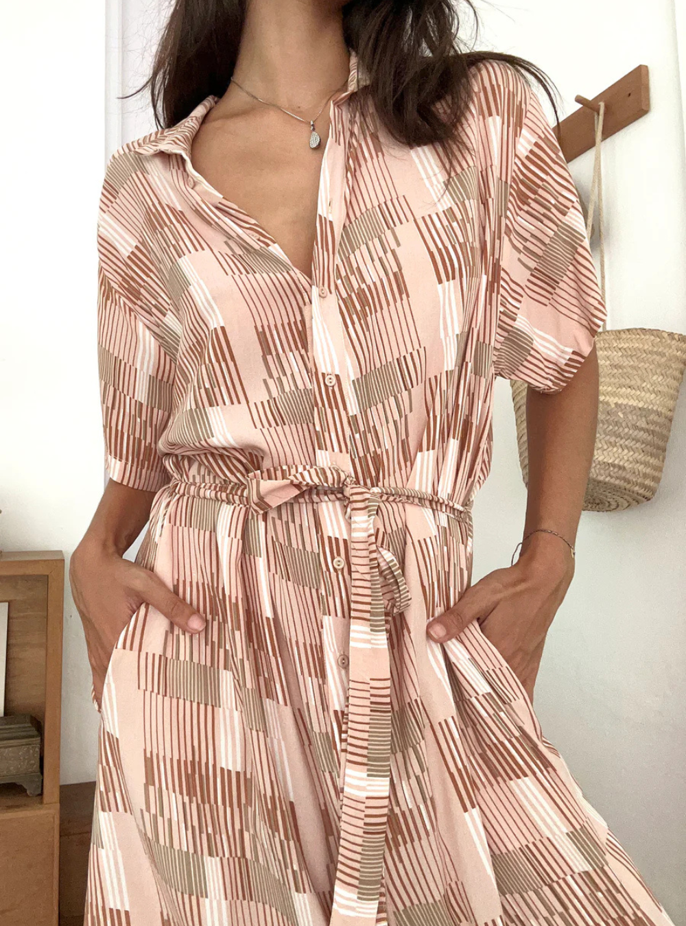 Lotus Dress - Utopia Print Sunset