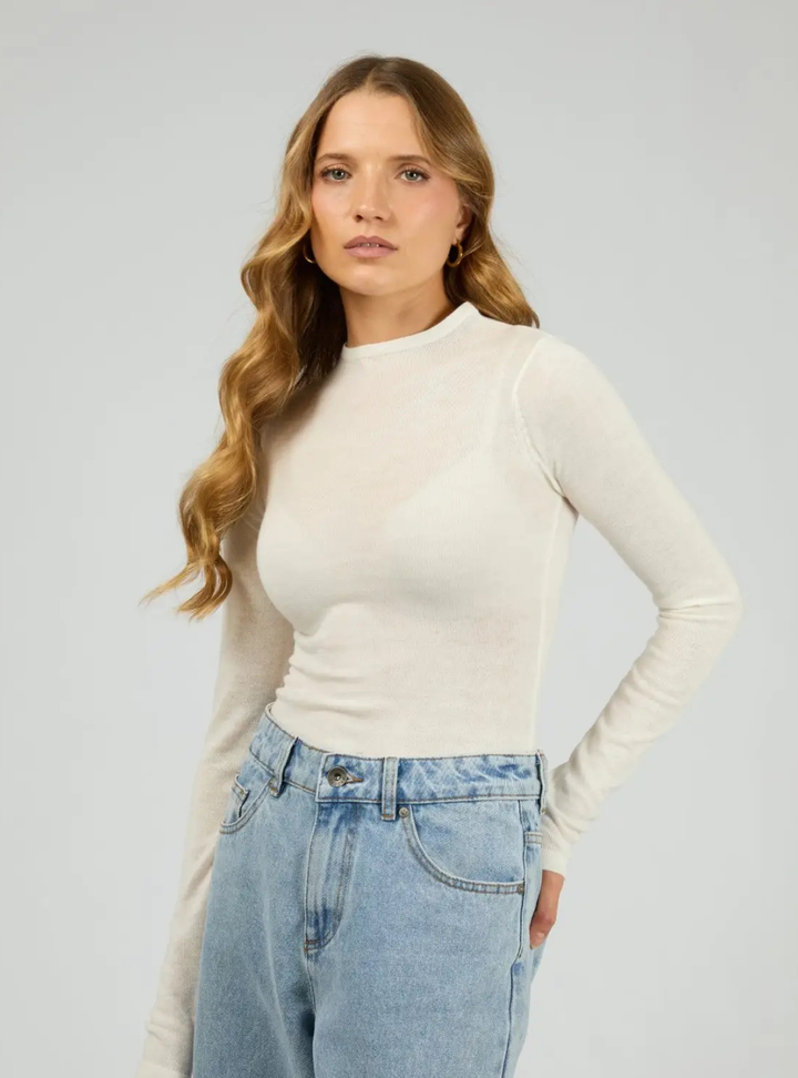 Priya Layering Long Sleeve - White